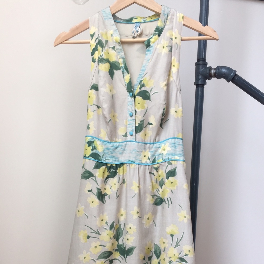 "Vintage" Maeve Anthropologie floral dress